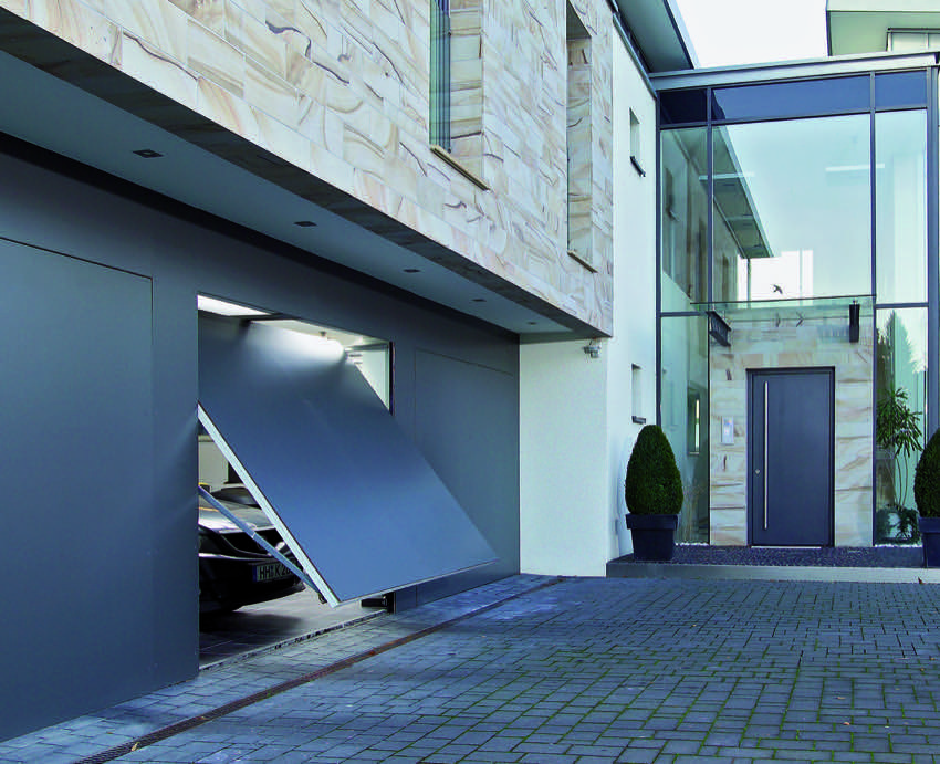 contemporary-overhead-garage-door
